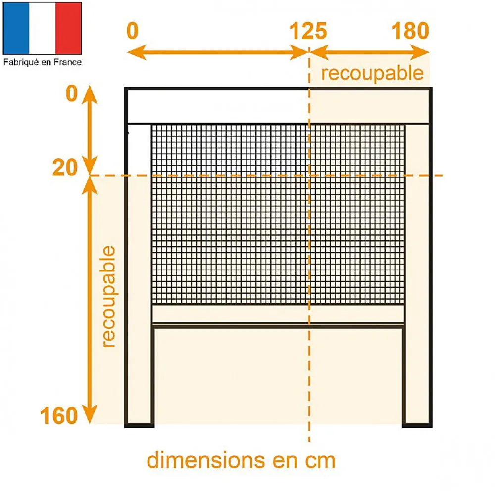 Moustikit Moustiquaire enroulable verticale Alu Blanc Confort- Moustiquaire Pour Fenêtre