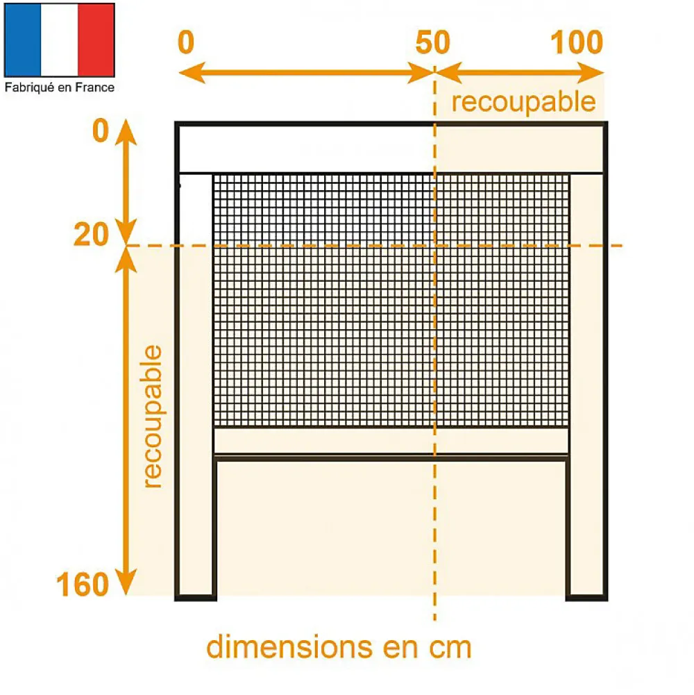 Moustikit Moustiquaire Pour Fenêtre<Moustiquaire enroulable verticale fenêtre en alu marron - Confort