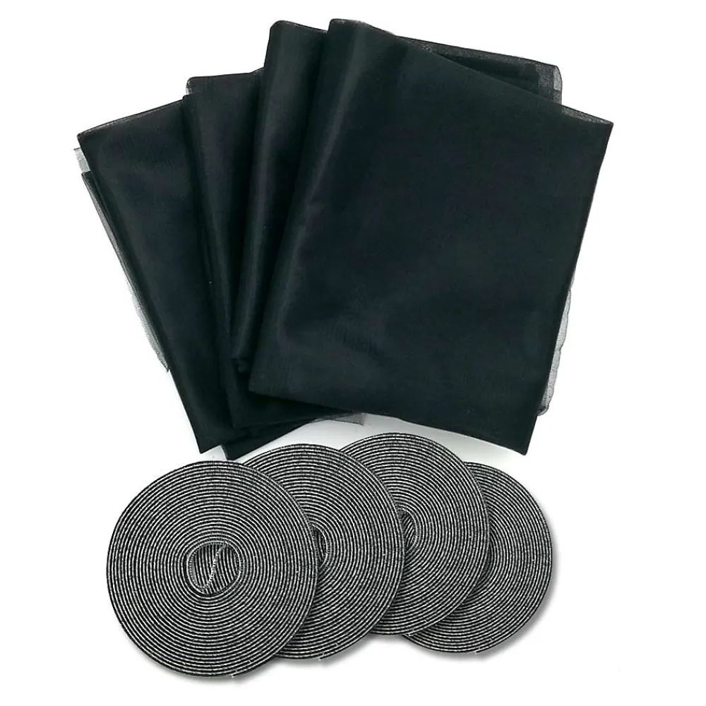 Facility'S Moustiquaire fenêtre velcro x 4- Accessoire Pour Moustiquaire