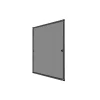 Volet-Moustiquaire Moustiquaire fixe alu 150 cm x 150 cm, coloris gris- Moustiquaire Pour Fenêtre
