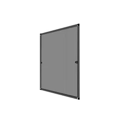Volet-Moustiquaire Moustiquaire fixe alu 150 cm x 150 cm, coloris gris- Moustiquaire Pour Fenêtre