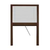 Yourself Moustiquaire Pour Fenêtre<Moustiquaire plissée en kit réductible universel Mélodie pour fenêtre verticale 160x160 Marron