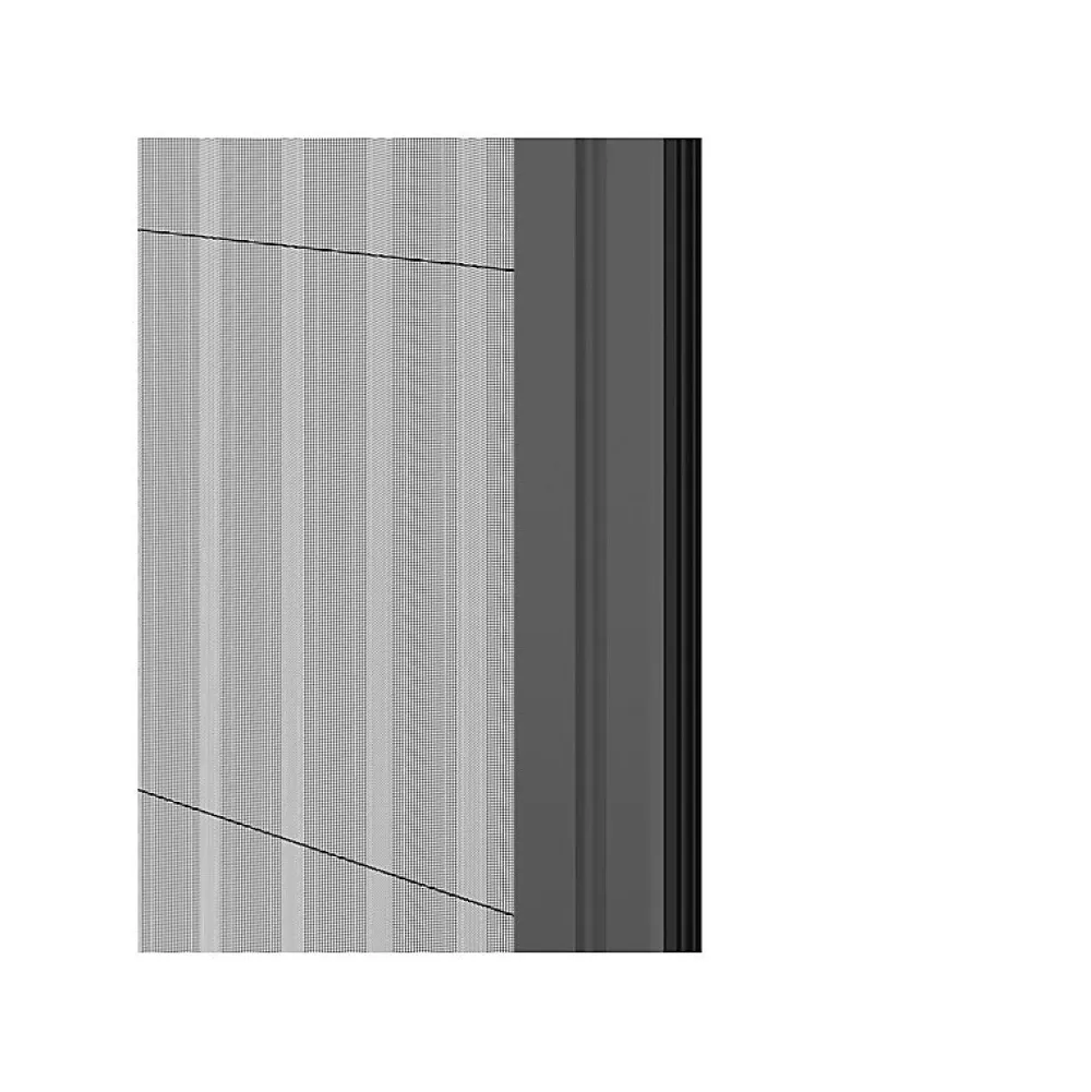 Volet-Moustiquaire Moustiquaire Pour Porte-Fenêtre<Moustiquaire plissée pour porte et porte-fenêtre H230 cm x L140 cm coloris gris