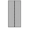 ECD Germany Moustiquaire porte 100x210cm noir montage adhésif sans perçage ni vissage anti insectes- Moustiquaire Pour Porte