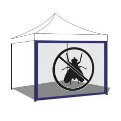 Frankystar Moustiquaire Pour Tonnelle Et Pergola<Moustiquaire pour gazebo de jardin 300xH200 cm - Bleu