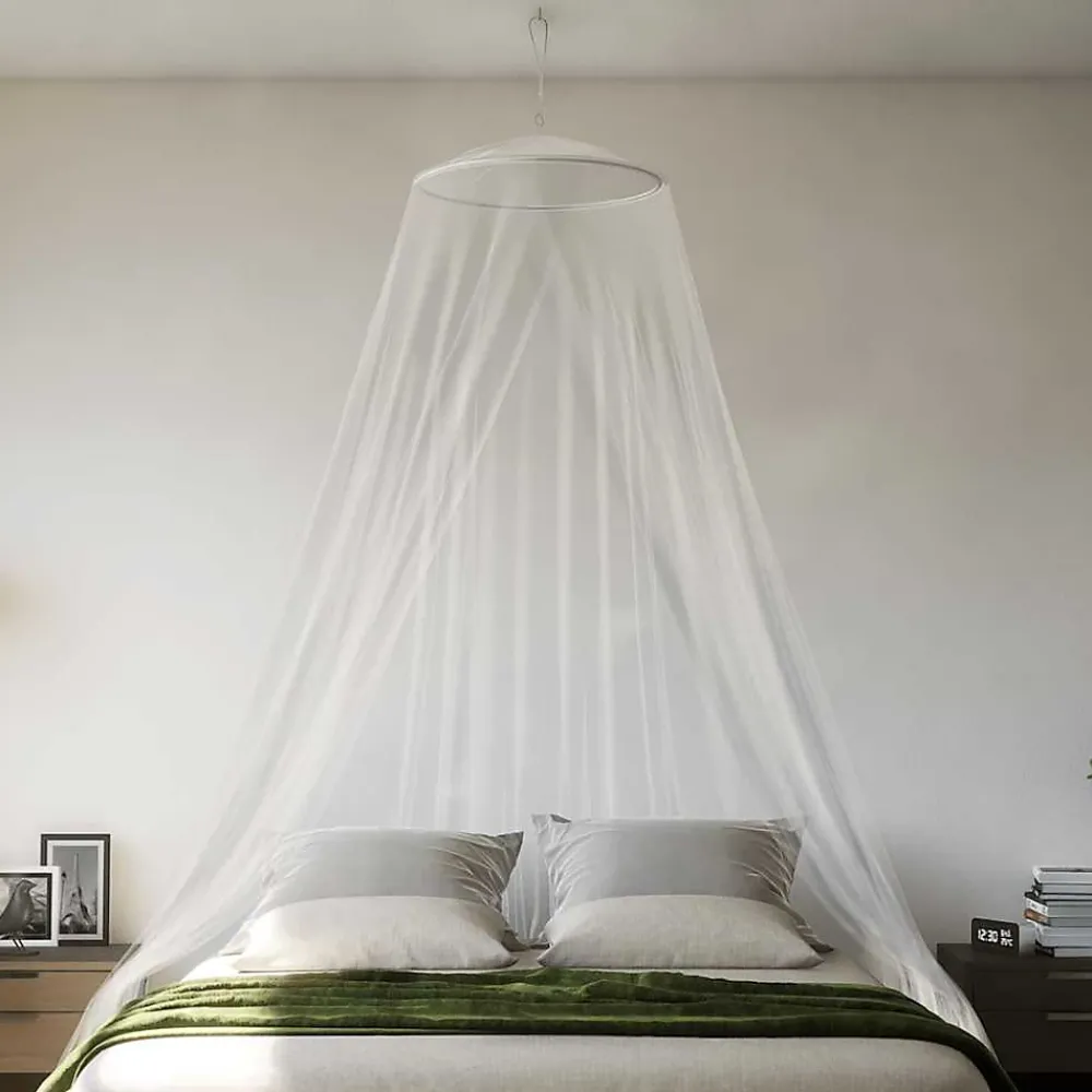 Vidaxl Moustiquaire pour lit 220 maille blanc 56x56x220 cm- Moustiquaire De Lit