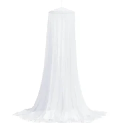 Vidaxl Moustiquaire pour lit 220 maille blanc 56x56x220 cm- Moustiquaire De Lit