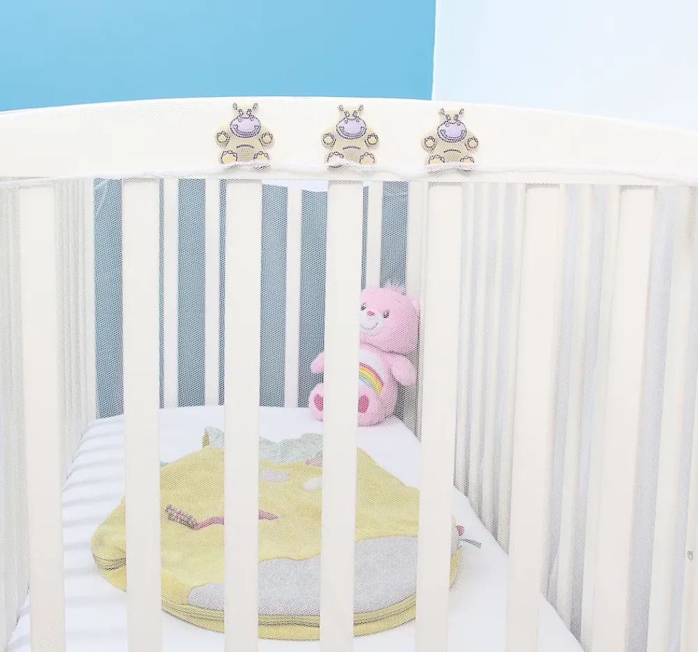 Avosdim Moustiquaire pour lit bébé avec ouverture zippée- Moustiquaire De Lit