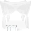 Tectake Moustiquaire Pour Fenêtre<Moustiquaire pour lits simples et doubles Maillage serré Lavable 220x200x210cm