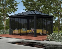 Palram - Canopia Moustiquaire pour tonnelle Dallas 4900- Moustiquaire Pour Tonnelle Et Pergola