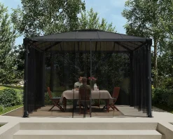 Palram - Canopia Moustiquaire pour tonnelle Palermo, Milano et Martinique- Moustiquaire Pour Tonnelle Et Pergola