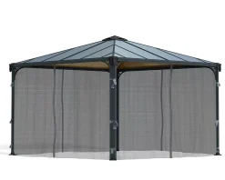 Palram - Canopia Moustiquaire pour tonnelle Palermo, Milano et Martinique- Moustiquaire Pour Tonnelle Et Pergola