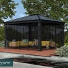 Palram - Canopia Moustiquaire pour tonnelle Dallas 4300- Moustiquaire Pour Tonnelle Et Pergola