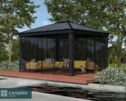 Palram - Canopia Moustiquaire pour tonnelle Dallas 4300- Moustiquaire Pour Tonnelle Et Pergola