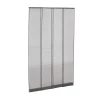 Avosdim Moustiquaire rideau de porte - L130 x H230cm - Gris Anthracite- Moustiquaire Pour Fenêtre