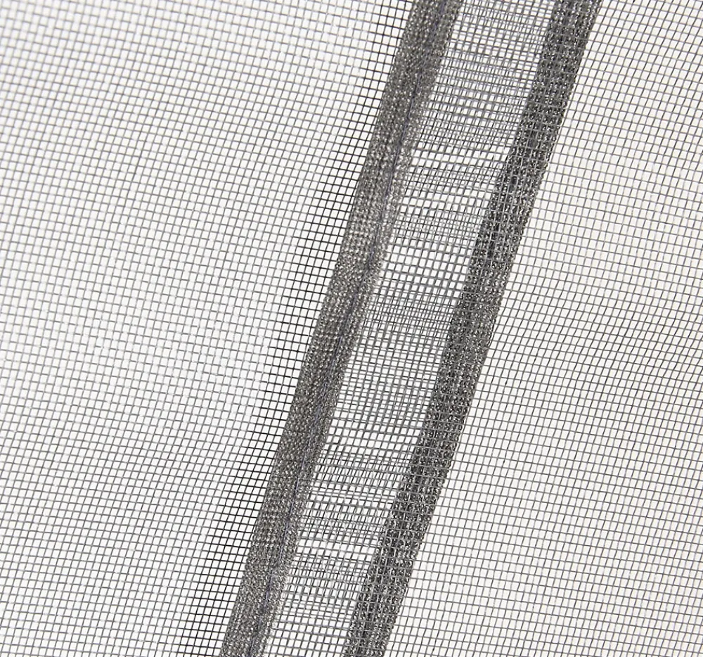 Avosdim Moustiquaire rideau de porte - L130 x H230cm - Gris Anthracite- Moustiquaire Pour Fenêtre