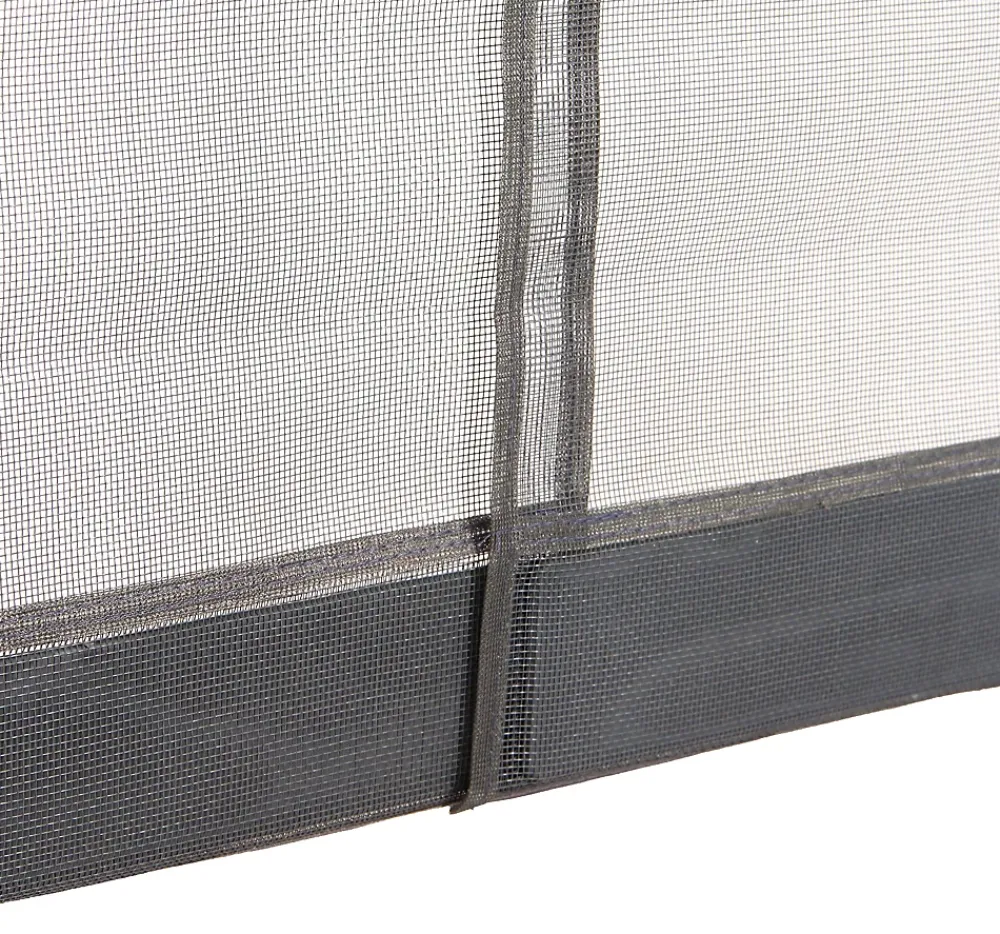 Avosdim Moustiquaire rideau de porte - L130 x H230cm - Gris Anthracite- Moustiquaire Pour Fenêtre