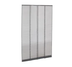 Avosdim Moustiquaire rideau de porte - L100 x H230cm - Gris Anthracite- Moustiquaire Pour Fenêtre