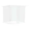 Vidaxl Moustiquaire suspendue 156 maille blanc 220x150x180 cm- Moustiquaire De Lit