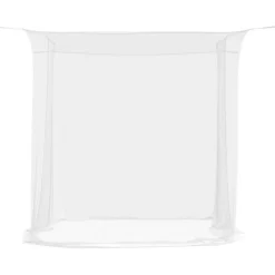 Vidaxl Moustiquaire suspendue 156 maille blanc 220x150x180 cm- Moustiquaire De Lit