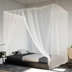 Vidaxl Moustiquaire suspendue 156 maille blanc 220x200x210 cm- Moustiquaire De Lit