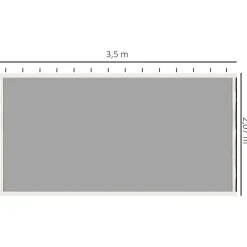 Outsunny Moustiquaire Pour Tonnelle Et Pergola<Moustiquaires pour tonnelle barnum 3 x 4 m - lot de 4 moustiquaires zippées + crochets d'attaches - polyester nylon