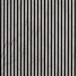 Decoon Mur TV - Lot de 5 Panneaux tasseaux bois 250 x 30 x 1,9 cm - décor marbre gris/feutrine noir - 3,75m²- Panneau Tasseau Bois