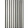 Decoon Panneau Tasseau Bois<Mur TV - Lot de 5 Panneaux tasseaux bois 250 x 30 x 1,9 cm - décor marbre blanc/feutrine noir - 3,75m²