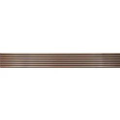 Decoon Mur TV - Lot de 5 Panneaux tasseaux bois 250 x 30 x 1,9 cm - rose gold/feutrine noir - 3,75m²- Panneau Tasseau Bois
