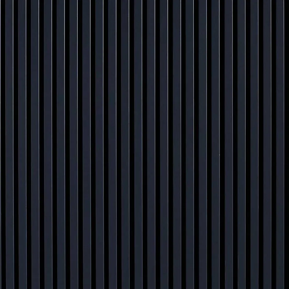 Decoon Mur TV - Lot de 7 Panneaux tasseaux bois 250 x 30 x 1,9 cm - bleu nuit/feutrine noir - 5,25m²- Panneau Tasseau Bois