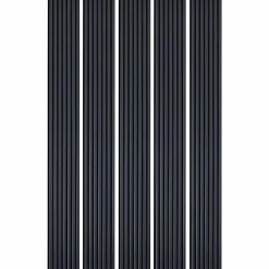 Decoon Panneau Tasseau Bois<Mur TV - Lot de 5 Panneaux tasseaux bois 250 x 30 x 1,9 cm - bleu nuit/feutrine noir - 3,75m²