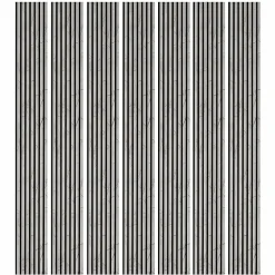 Decoon Mur TV - Lot de 7 Panneaux tasseaux bois 250 x 30 x 1,9 cm - décor marbre gris/feutrine noir - 5,25m²- Panneau Tasseau Bois