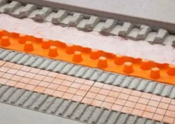 Schluter Natte DITRA-DRAIN 8 - Dimensions : Longueur: 12,5 m / Largeur: 1 m / Hauteur : 8 mm- Sous-Couche Parquet Et Stratifié|Sous-Couche Sol Pvc