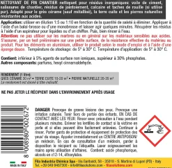 Fila Profilé De Rénovation De Marche|Profilé De Rénovation Pour Sol<Nettoyant fin de chantier intérieur extérieur 1L