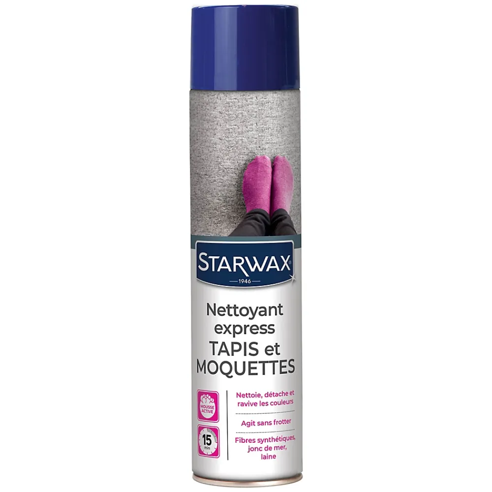 Starwax Nettoyant raviveur express tapis et moquettes 600ml- Nettoyant Moquette|Nettoyant Moquette