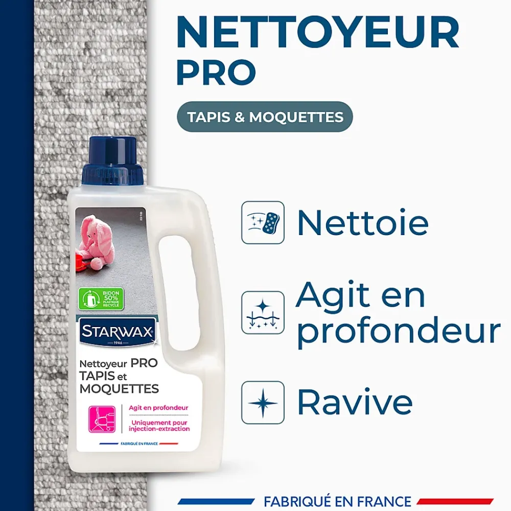 Starwax Nettoyant Moquette|Nettoyant Moquette<Nettoyant tapis et moquettes 1L