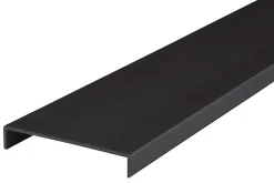 Nordlinger Pro Moulure<Nez de cloison aluminium noir 10 x 74 mm L.2,6 m