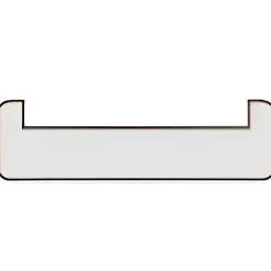 Nez de cloison en MDF prépeint blanc 11X103mm L.2,50m- Moulure