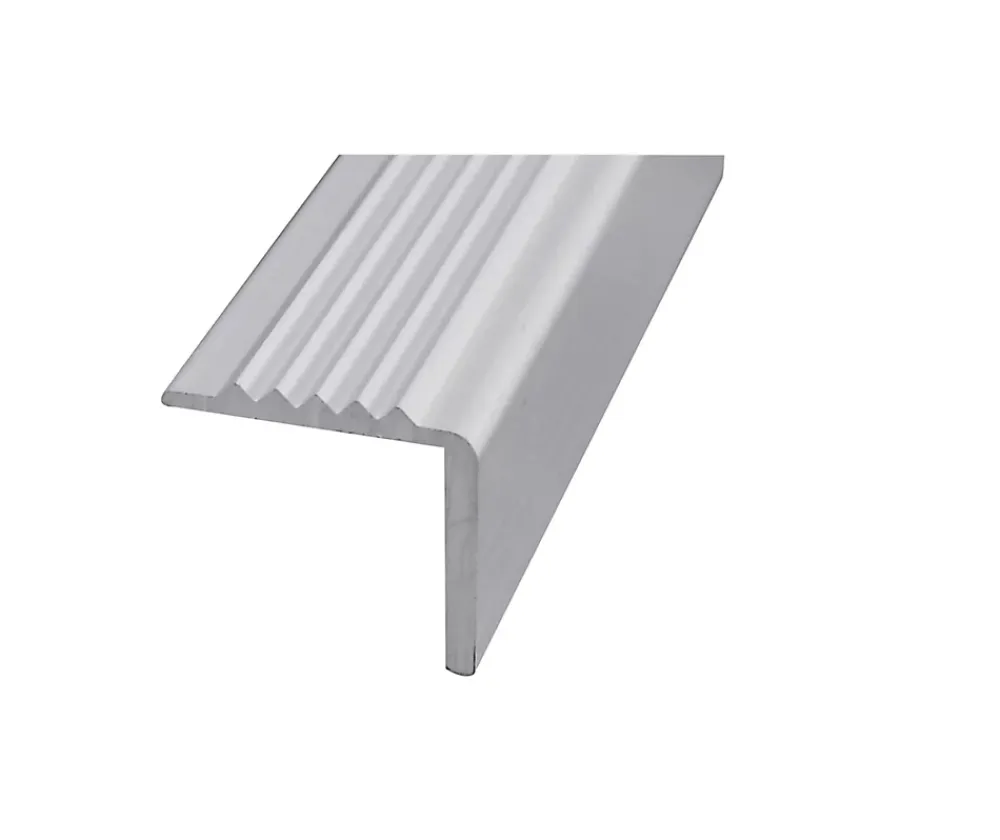 Nez de marche alu anodisé incolore 25 x 5 mm, 2 m- Nez De Marche|Nez De Marche