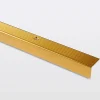 GoodHome Nez de marche en aluminium décor laiton brillant 25 x 20 x 1800 mm.- Nez De Marche|Nez De Marche