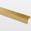 GoodHome Nez de marche en aluminium décor doré mat 35 x 25 x 1800 mm.- Nez De Marche|Nez De Marche