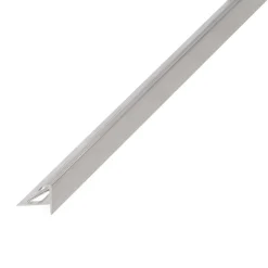 Diall Nez De Marche|Nez De Marche<Nez de marche extérieur carré aluminium brut argent lisse 28mmx250cm
