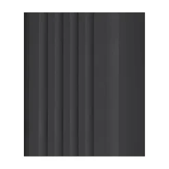 Quest Nez de marche PVC 48x42mm, , profilé d'escalier PMW, antidérapant, d'escalier-protection, noir, 1.5m- Nez De Marche|Nez De Marche