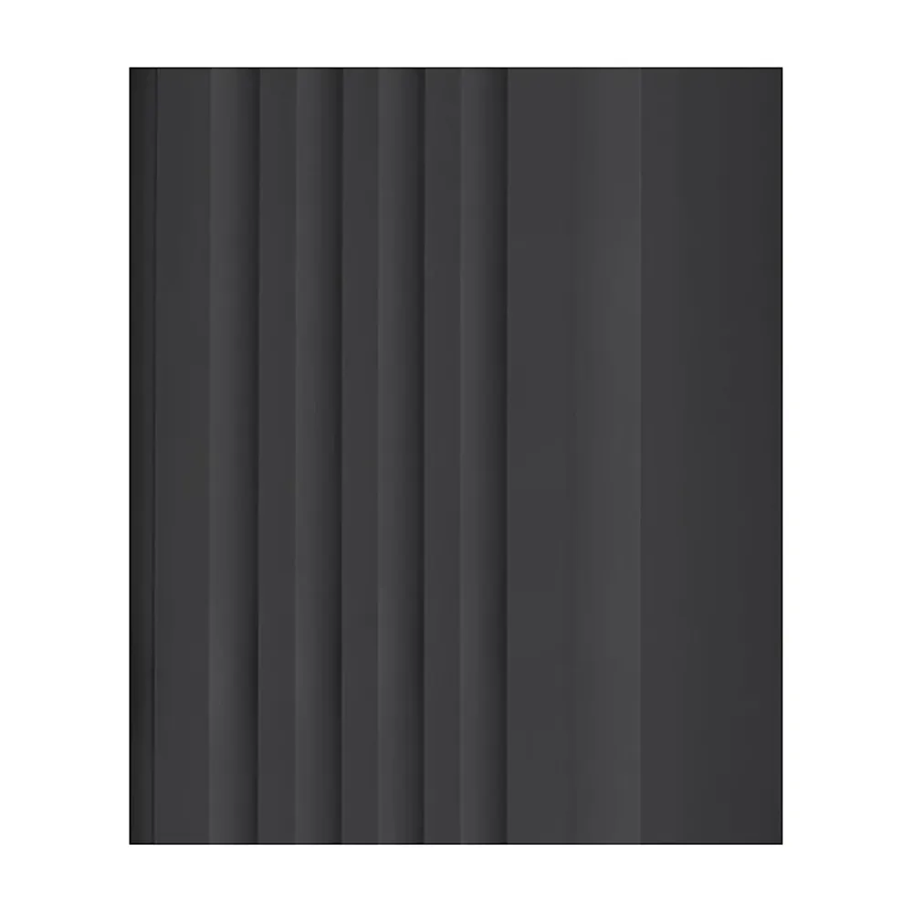 Quest Nez de marche PVC 48x42mm, , profilé d'escalier PMW, antidérapant, d'escalier-protection, noir, 1.5m- Nez De Marche|Nez De Marche