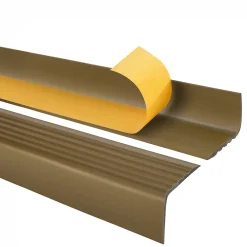 Quest Nez De Marche|Nez De Marche<Nez de marche PVC 50x42mm, , profilé d'escalier RGP, auto-adhésif, antidérapant, d'escalier-protection, laiton, 1m
