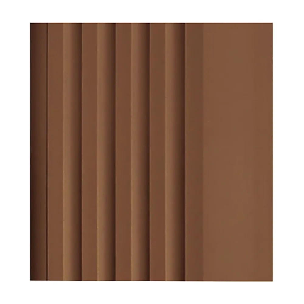 Quest Nez de marche PVC 52x40mm, , profilé d'escalier RGP, antidérapant, d'escalier-protection, marron, 1.5m- Nez De Marche|Nez De Marche