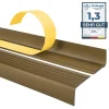 Quest Nez De Marche|Nez De Marche<Nez de marche PVC 40x25mm, , profilé d'escalier ND, auto-adhésif, antidérapant, d'escalier-protection, laiton, 1m
