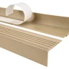 Quest Nez De Marche|Nez De Marche<Nez de marche PVC 48x42mm, , profilé d'escalier PMW, auto-adhésif, antidérapant, d'escalier-protection, beige, 1.5m