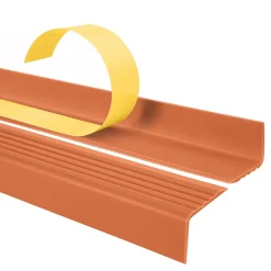 Quest Nez De Marche|Nez De Marche<Nez de marche PVC 40x25mm, , profilé d'escalier ND, auto-adhésif, antidérapant, d'escalier-protection, La brique, 1.8m
