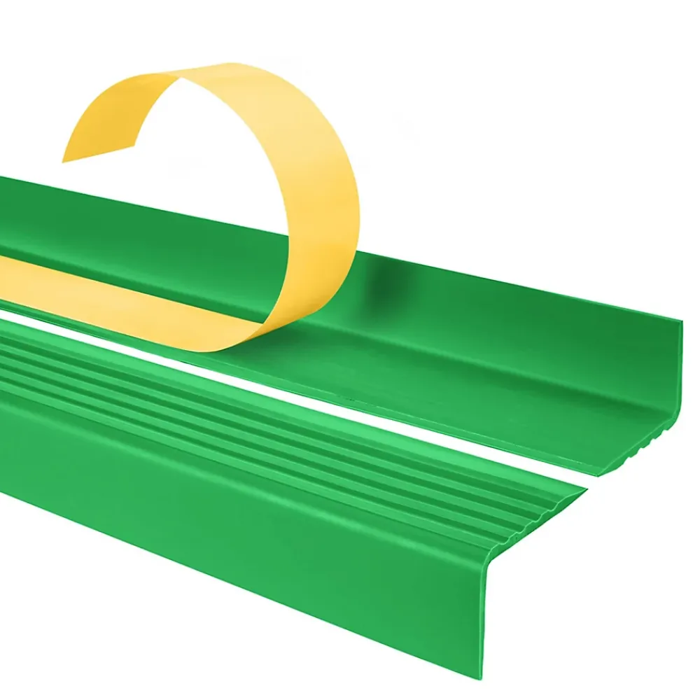 Quest Nez De Marche|Nez De Marche<Nez de marche PVC 40x25mm, , profilé d'escalier ND, auto-adhésif, antidérapant, d'escalier-protection, vert, 0.7m